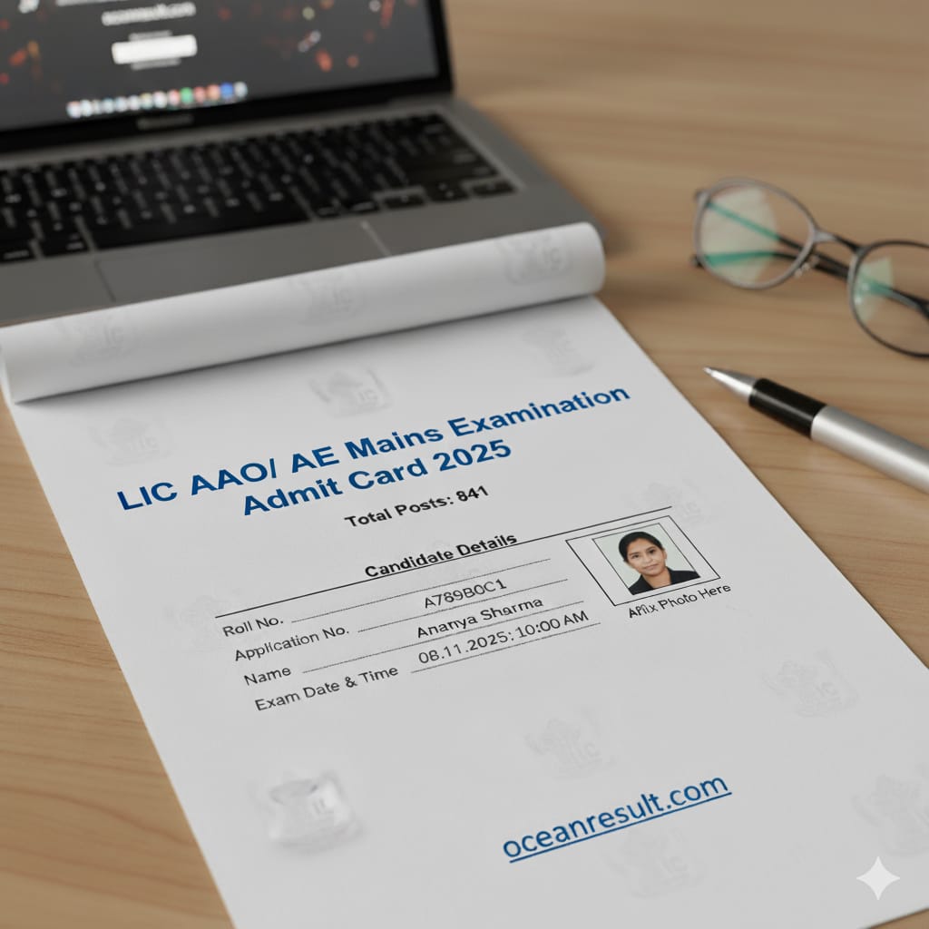 LIC AAO/AE Mains Examination Admit Card
