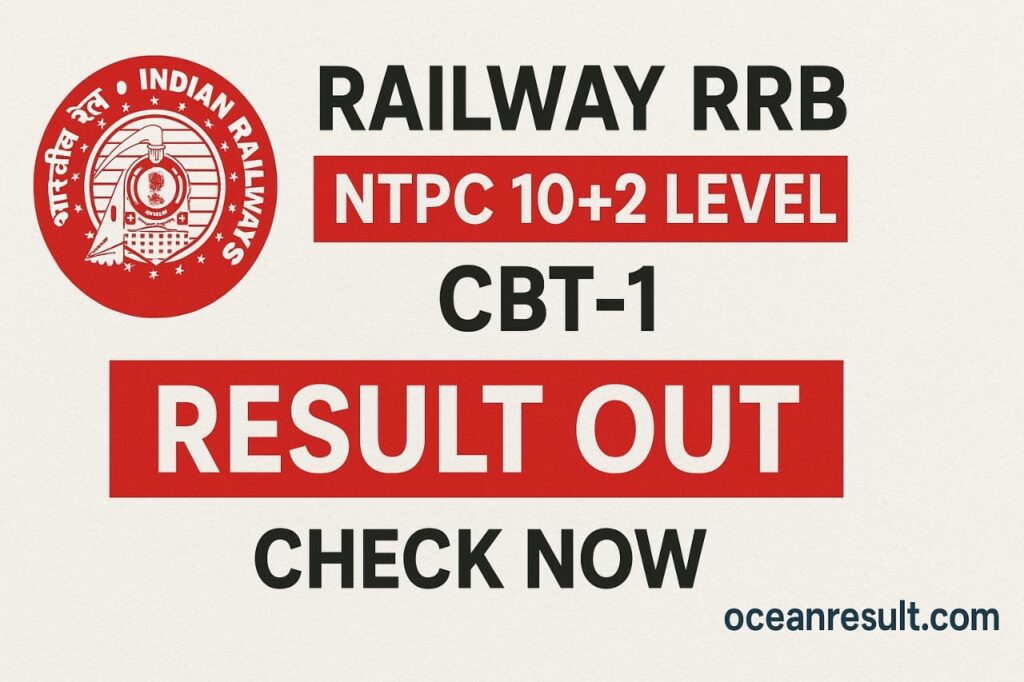 RRB NTPC 12th Level CBT 1 Result