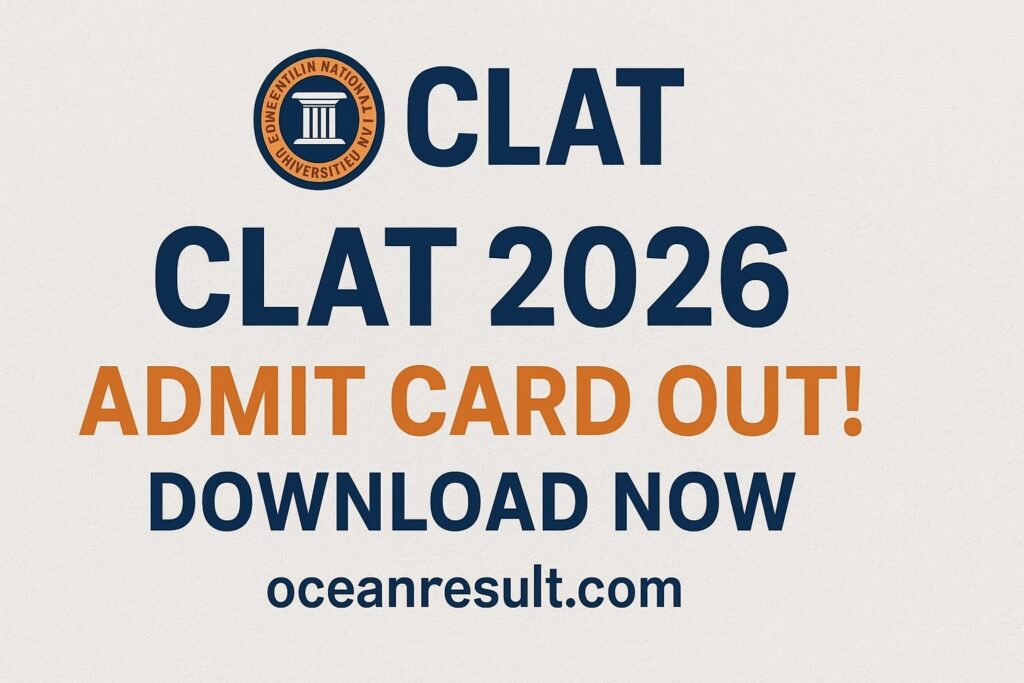 CLAT 2026 Admit Card