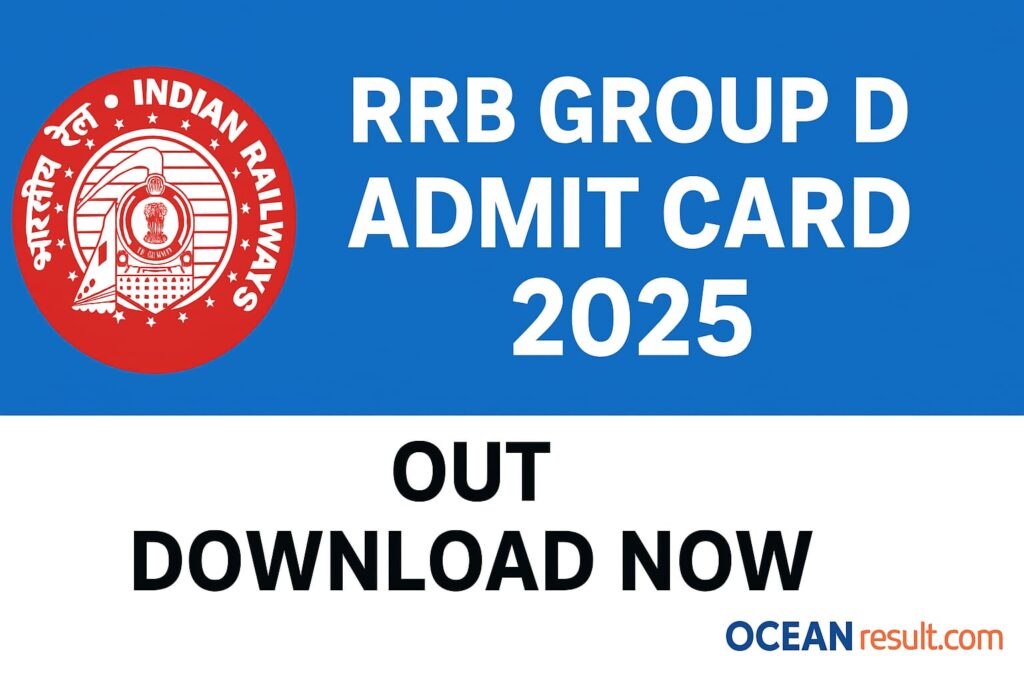 RRB Group D Admit Card
