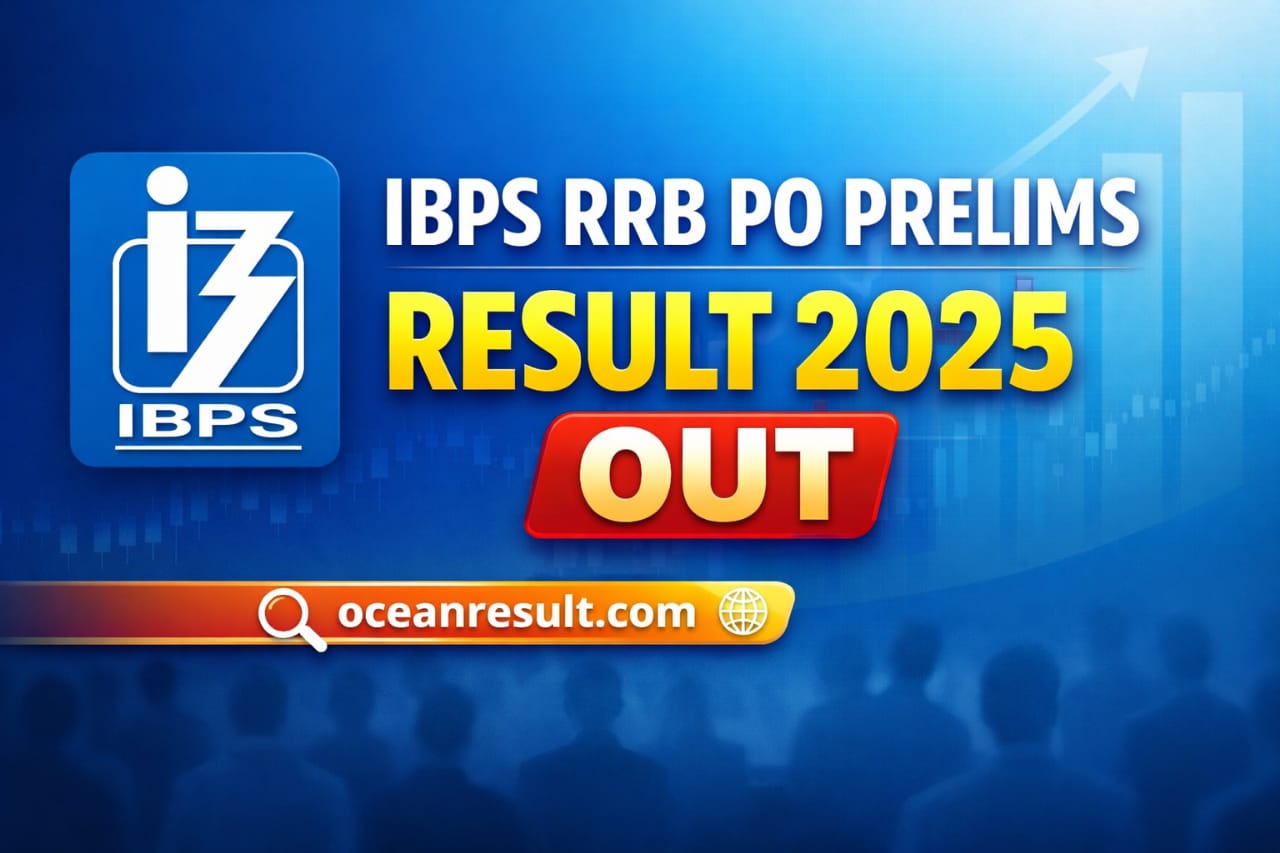 IBPS RRB PO Prelims Result 2025 Out