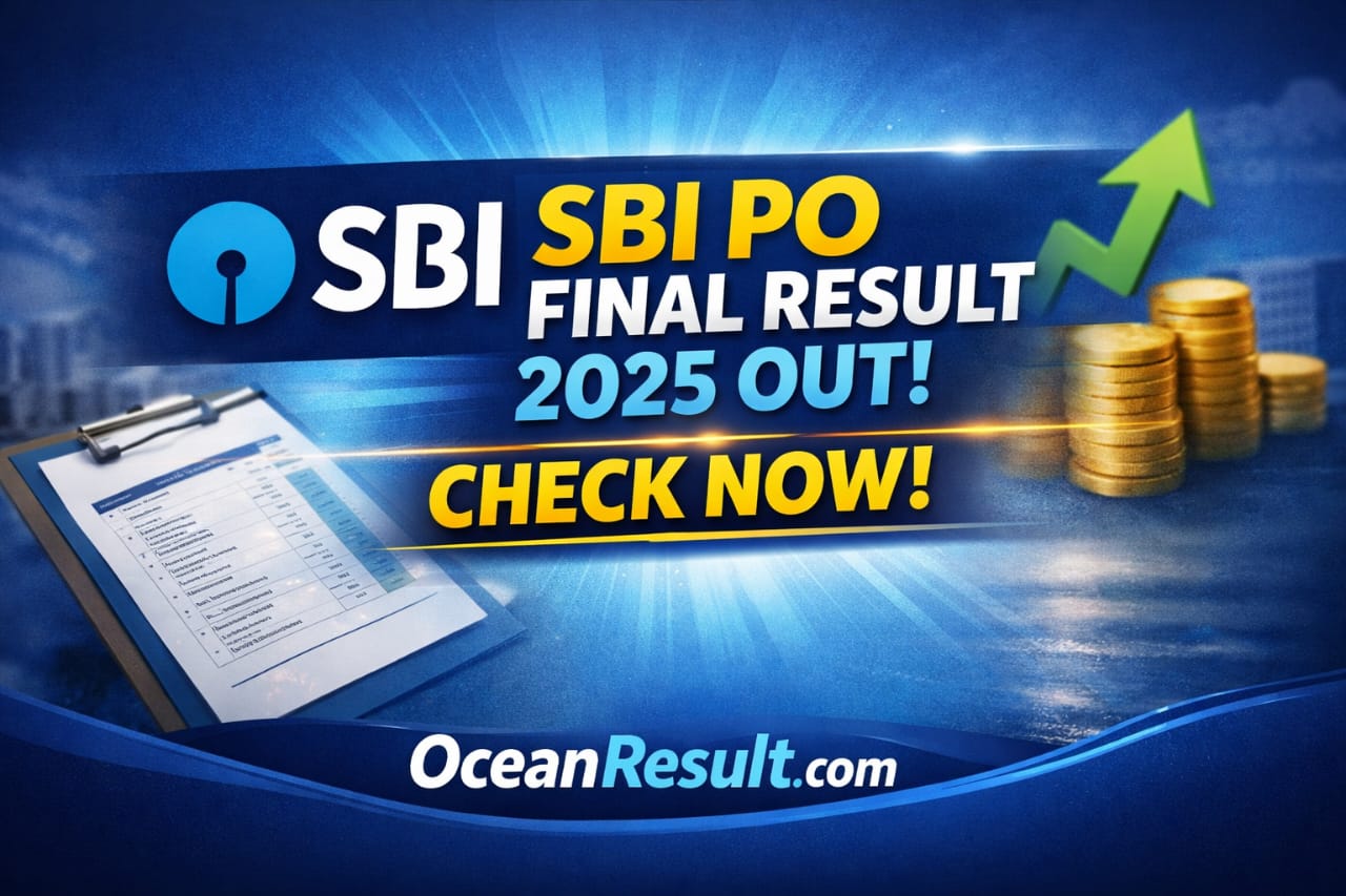 SBI PO Final Result 2025
