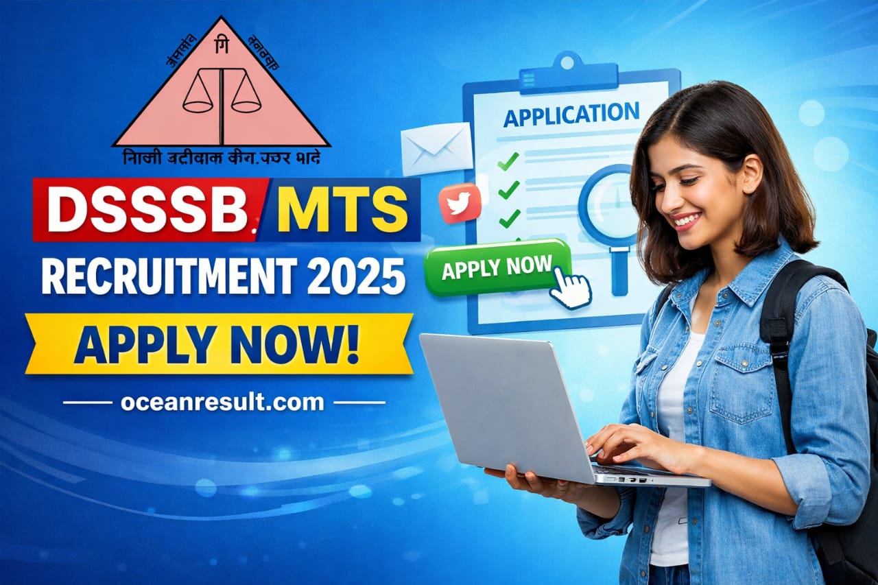 Delhi DSSSB MTS Recruitment 2025