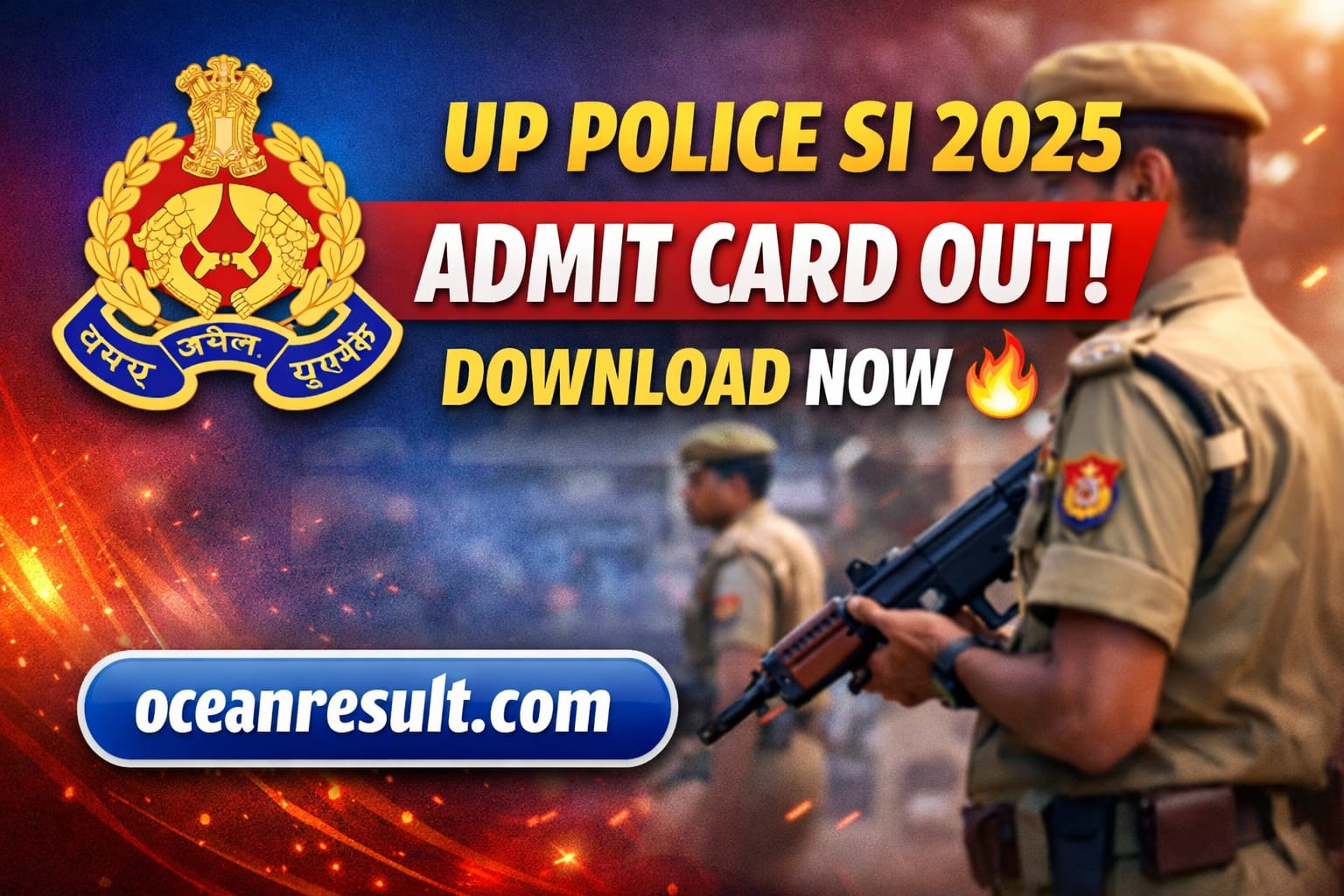 UP Police SI Admit Card 2025